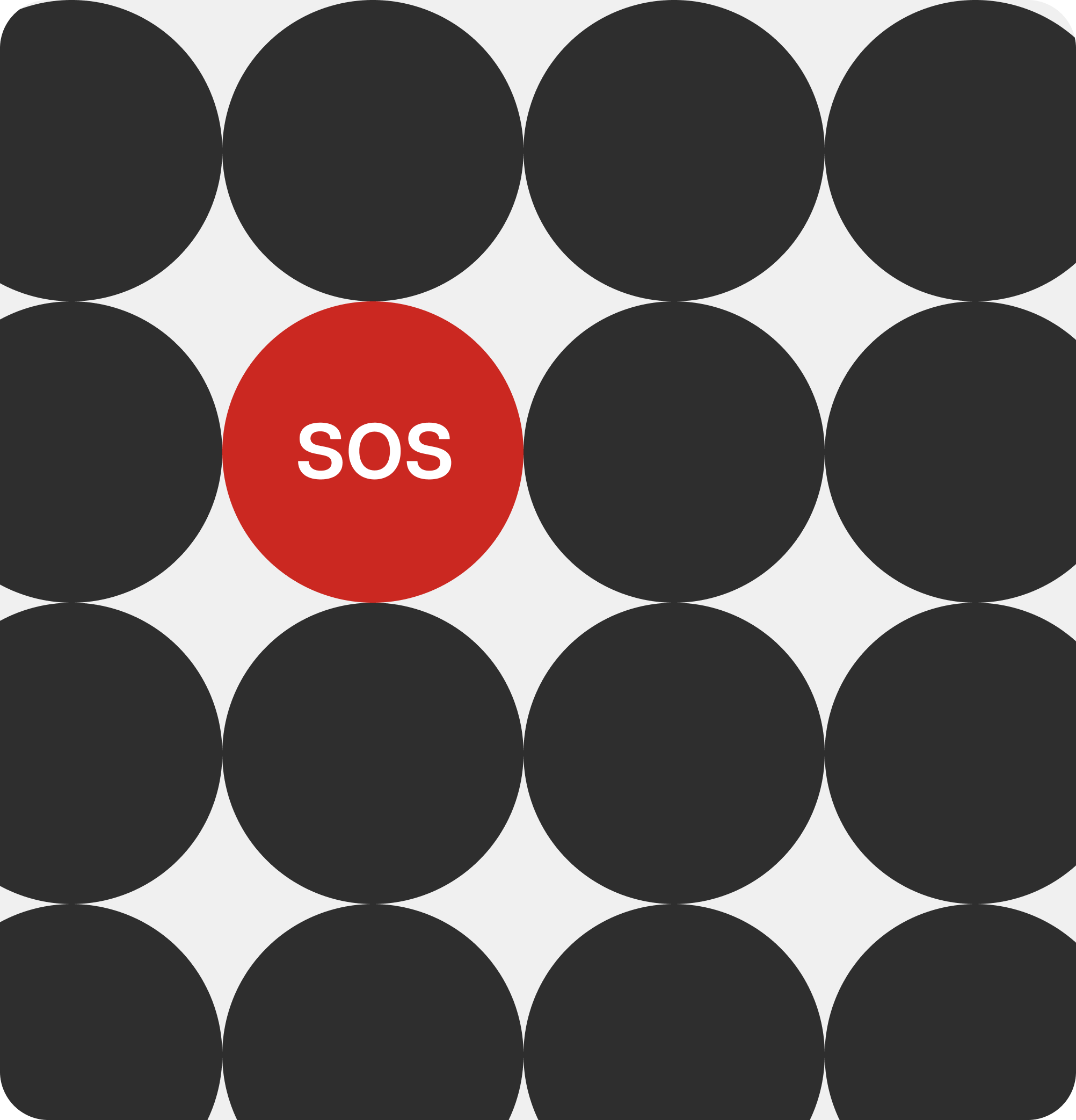 Easy-touch SOS screens